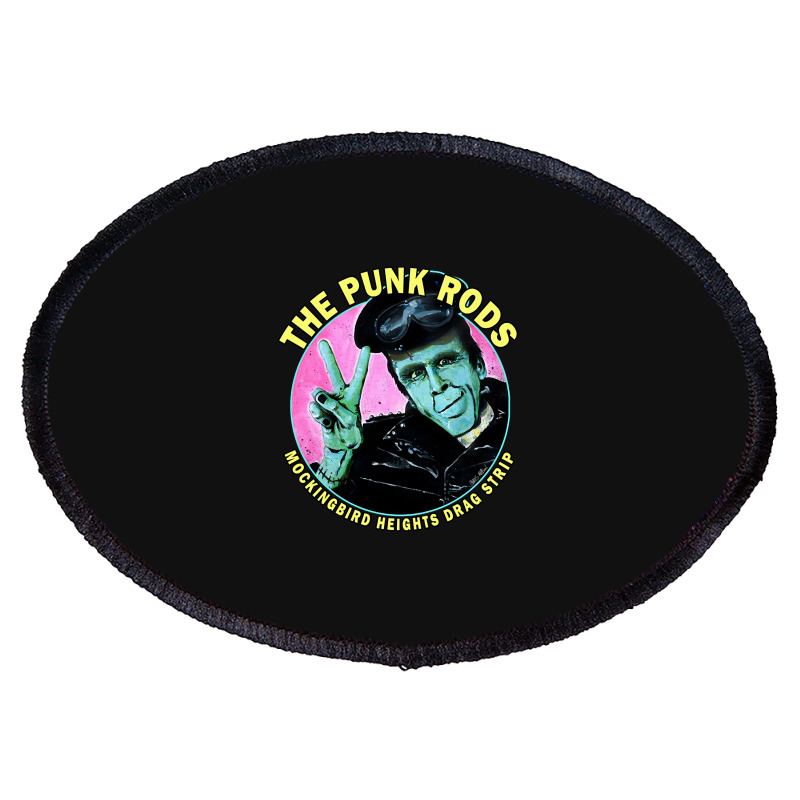 Herman Munster The Punk Rods Oval Patch | Artistshot