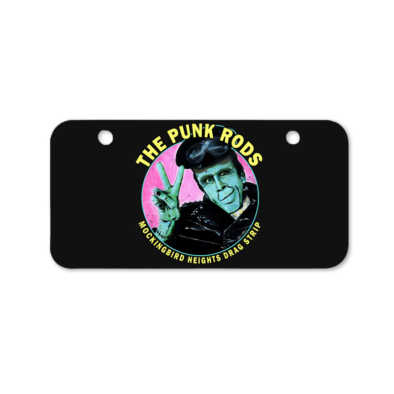 Herman Munster The Punk Rods Bicycle License Plate | Artistshot