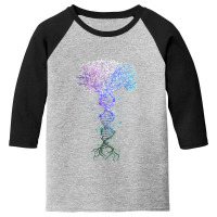 Dna Tree Life Earth Genetics Biologist Science Gift Youth 3/4 Sleeve | Artistshot