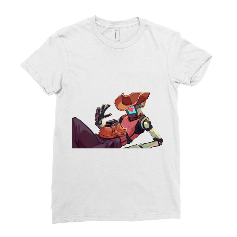 Stray Game Cat Baby Ladies Fitted T-Shirt by cm-arts | Artistshot