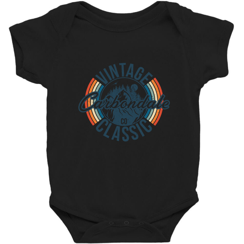 I Love Carbondale Colorado Retro Vintage Classic Limited Edition Baby Bodysuit by hardrollsjudo | Artistshot