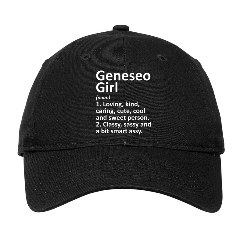 Geneseo Girl Ny New York City Home Roots Adjustable Cap by cm-arts | Artistshot