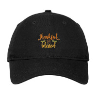 Thank Ful And Flessed Premium Adjustable Cap | Artistshot