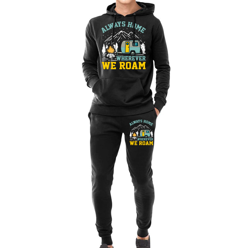 Camper Van 'always Home Wherever We Roam' Hoodie & Jogger set by Rart | Artistshot