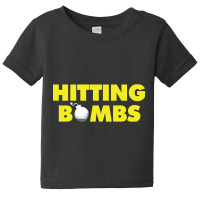 Hitting Bombs - Green Baby Tee | Artistshot