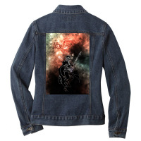 Faraway Paladin Awakening Ladies Denim Jacket | Artistshot