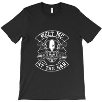 Weightlifting Bodybuilding Meet Me At The Bar Powerlifting T-shirt | Artistshot