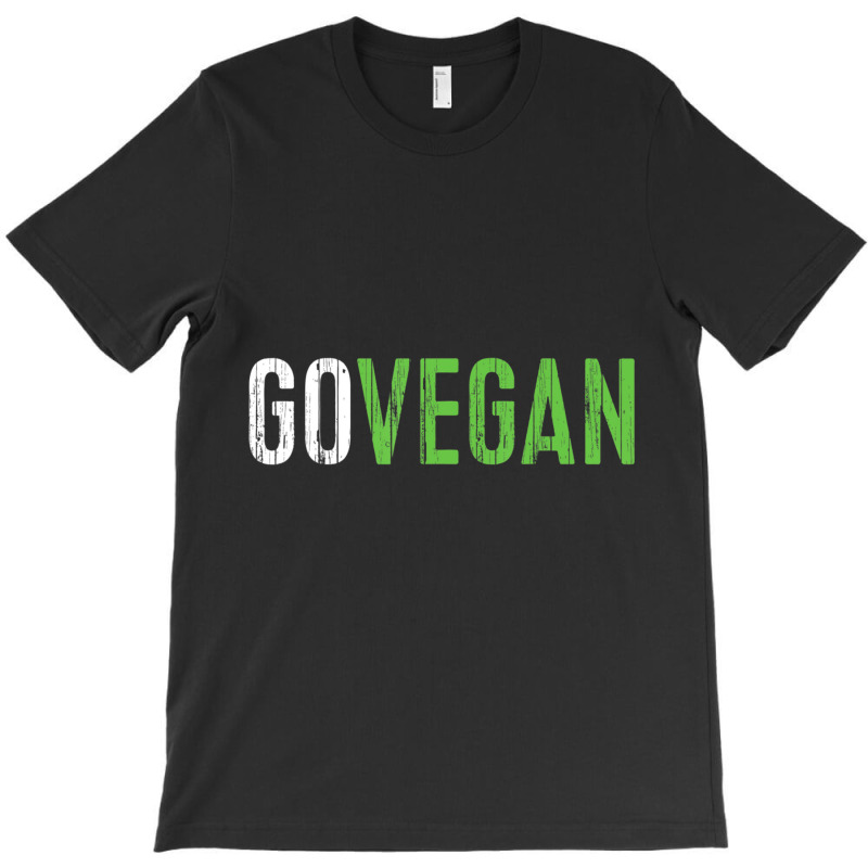 Go Vegan Vegetarian Gif T-shirt | Artistshot