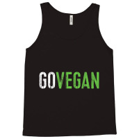 Go Vegan Vegetarian Gif Tank Top | Artistshot