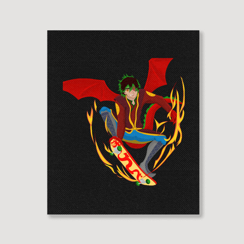 Macdaddy Dragon Lord Portrait Canvas Print | Artistshot