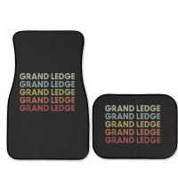 Grand Ledge Michigan Grand Ledge Mi Retro Vintage Text Full Set Car Mats | Artistshot