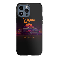 Cicero Indiana Retro Vintage 80s 90s Muscle Cars Retrowave Aesthetic Iphone 13 Pro Max Case | Artistshot