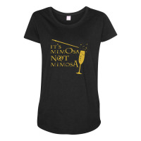 It's Mimosa Not Mimosa Maternity Scoop Neck T-shirt | Artistshot