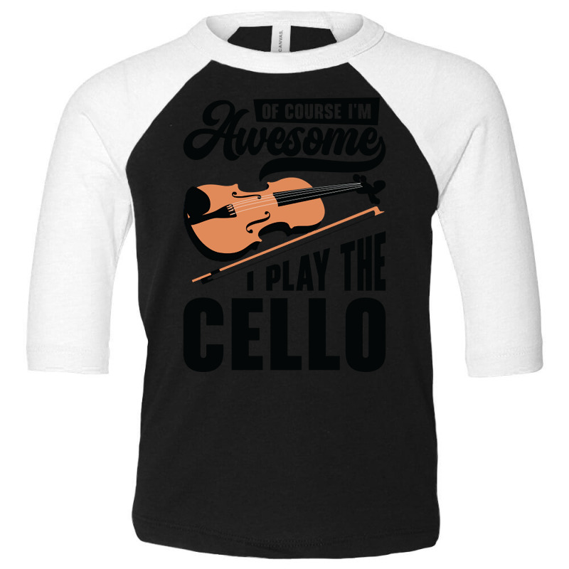 Music Cello Instrument Classical Music Cellist-8ytzg Toddler 3/4 Sleeve Tee | Artistshot