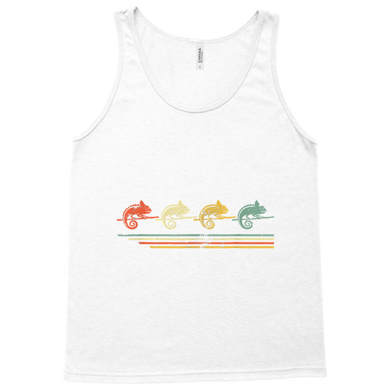 Retro Vintage Chameleon Lover Animal Father Day Tank Top by Ariannajamie | Artistshot