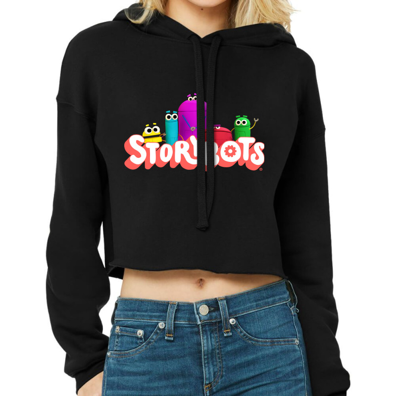 Ask The Story Bots Cropped Hoodie by budijaya | Artistshot