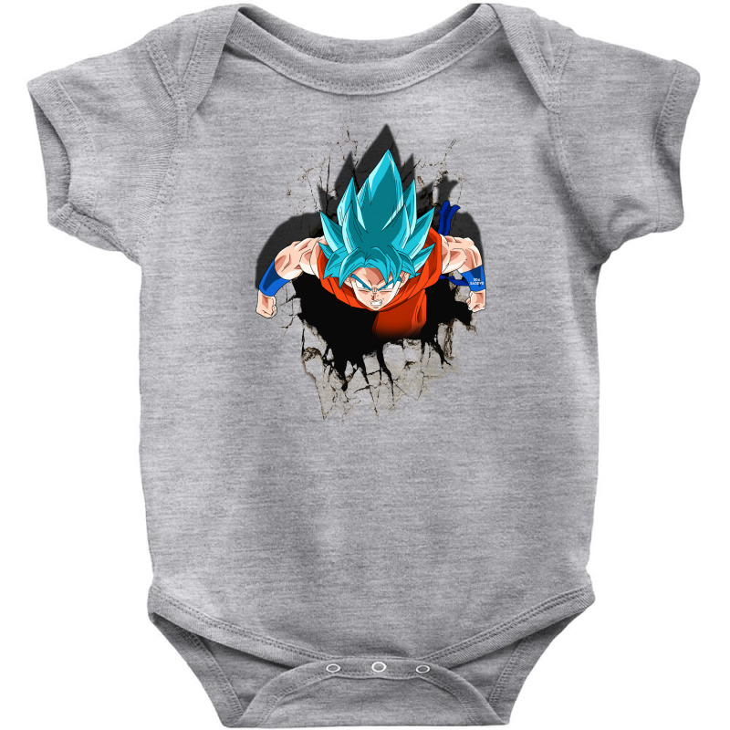 Dragon Ballz Saiyan Blue Baby Bodysuit by budijaya | Artistshot