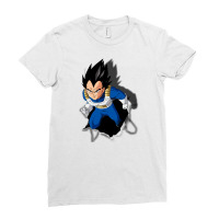 Dragon Ballz Vegeta Ladies Fitted T-shirt | Artistshot