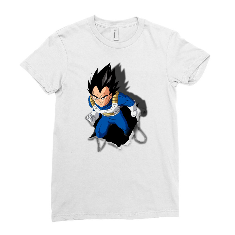 Dragon Ballz Vegeta Ladies Fitted T-Shirt by budijaya | Artistshot