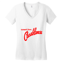 Casablanca Movie Escaped From Casablanca Women's V-neck T-shirt | Artistshot