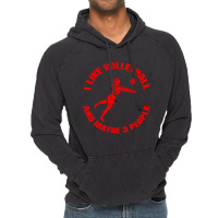 I Like Volleyball And Maybe 3 People Vintage Hoodie | Artistshot