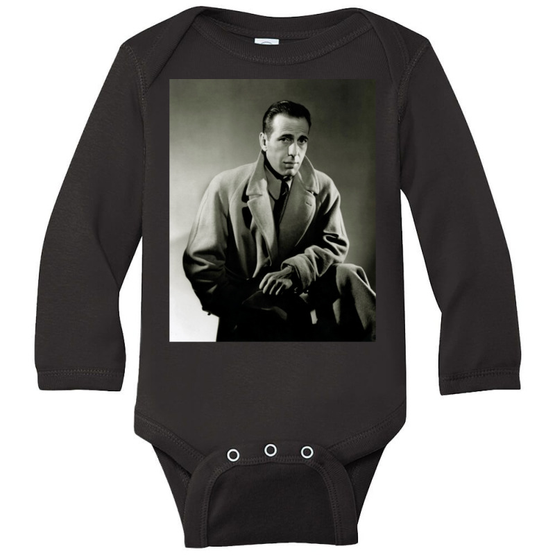 Humphrey Bogart Humphrey Bogart Long Sleeve Baby Bodysuit by cm-arts | Artistshot