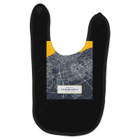 Casablanca Blueprint Street Map Casabl Casablanca Blueprint Street Map Baby Bibs | Artistshot