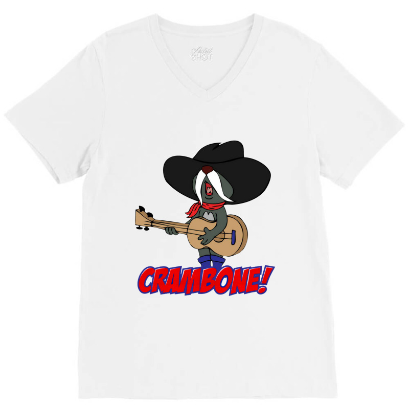 Crambone Pecos V-neck Tee | Artistshot