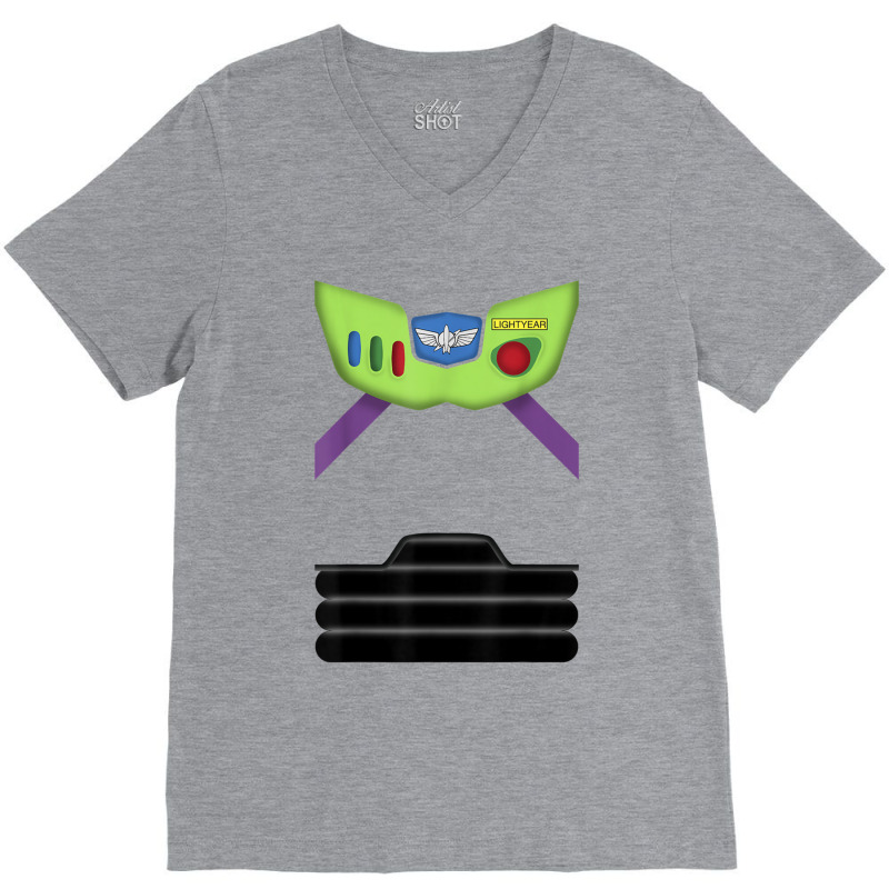 Buzz Lightyear Suit Costume Halloween V-Neck Tee by Claire J Tinsley | Artistshot