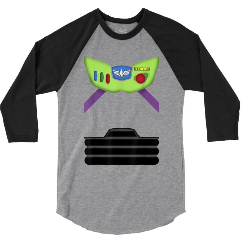 Buzz Lightyear Suit Costume Halloween 3/4 Sleeve Shirt by Claire J Tinsley | Artistshot