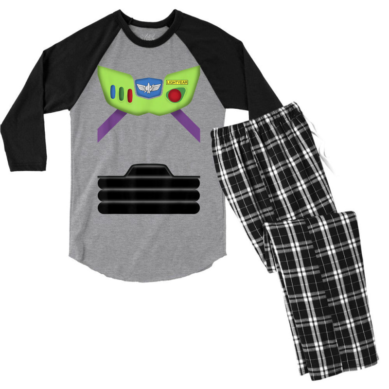 Buzz Lightyear Suit Costume Halloween Men's 3/4 Sleeve Pajama Set by Claire J Tinsley | Artistshot