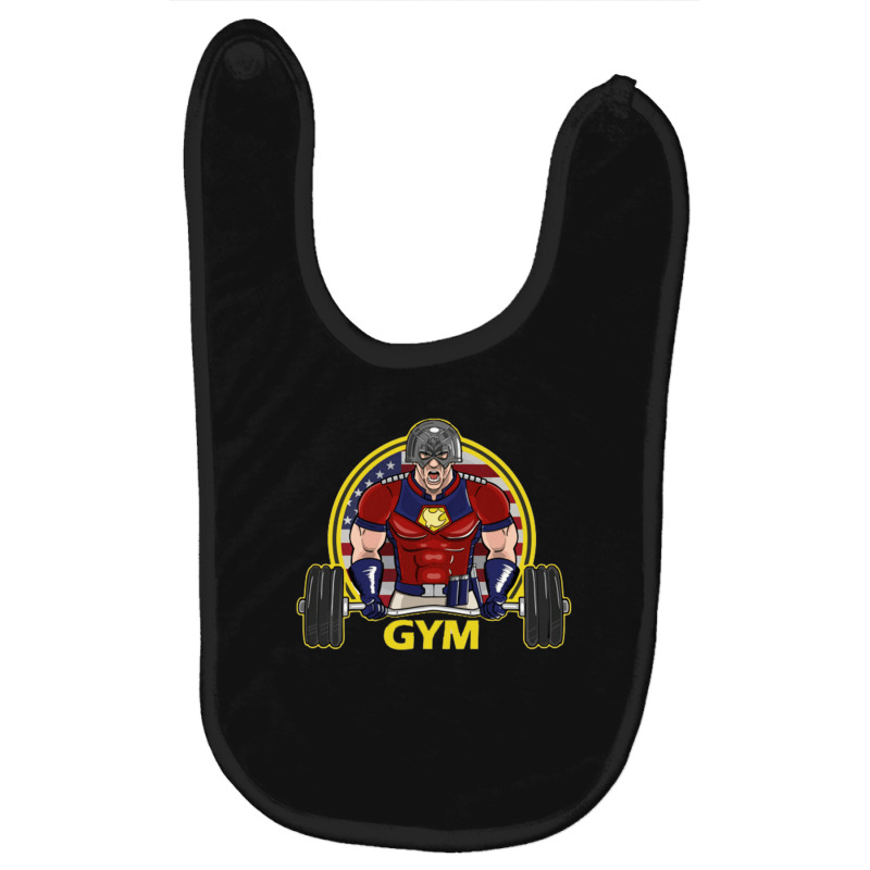 Peacemaker Gym Baby Bibs | Artistshot