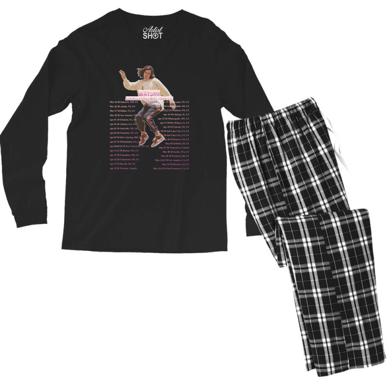 New Watsky   Advanced Placement Tour 2020 Back Men's Long Sleeve Pajama Set by lupinx820202rhl | Artistshot