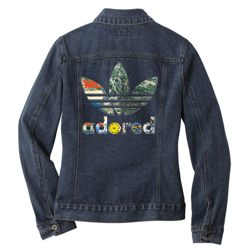 The Stone Roses Manchester Adored Sports Design Essential Ladies Denim Jacket by cm-arts | Artistshot