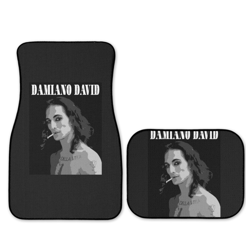 Damiano David Damiano David Illustration  Colourus Full Set Car Mats | Artistshot