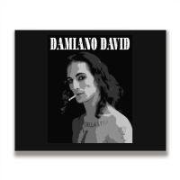 Damiano David Damiano David Illustration  Colourus Metal Print Horizontal | Artistshot