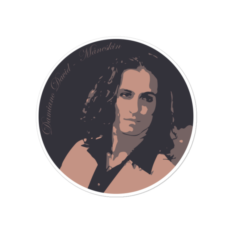 Damiano David Damiano David Art And Illustration  Colourus Sticker | Artistshot