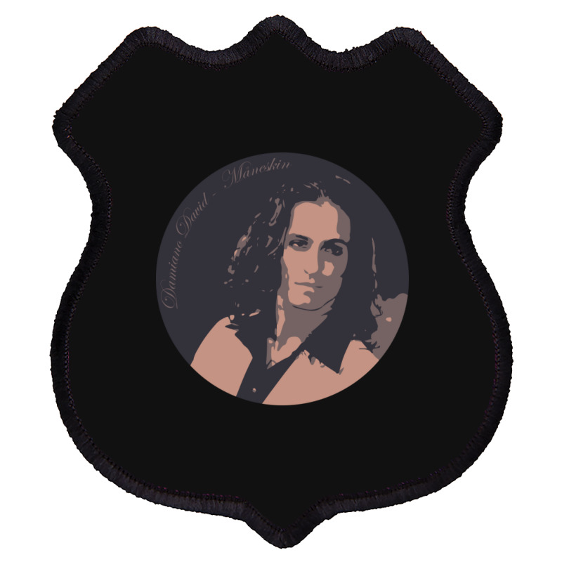 Damiano David Damiano David Art And Illustration  Colourus Shield Patch | Artistshot