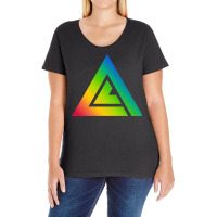 Amd Avid Audiovisual Identity Database Ladies Curvy T-shirt | Artistshot