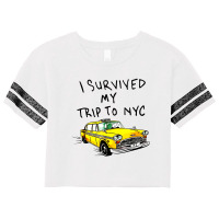 I Survived My Trip To Nyc Scorecard Crop Tee | Artistshot