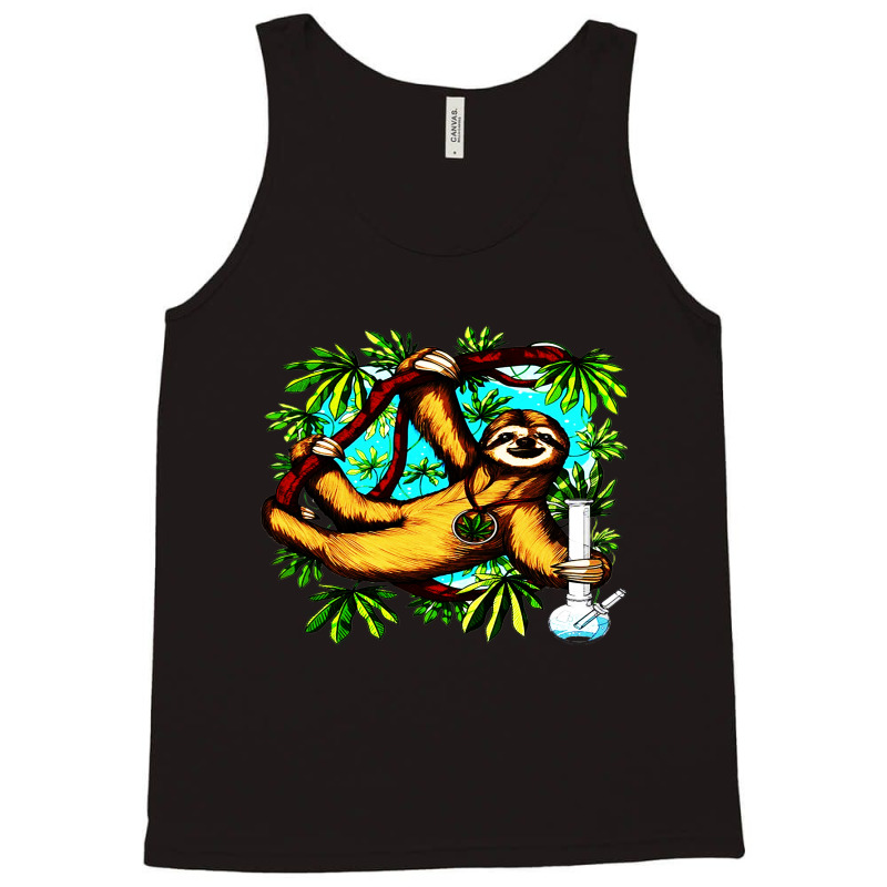 Sloth Weed Stoner Tank Top | Artistshot