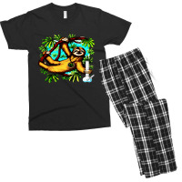 Sloth Weed Stoner Men's T-shirt Pajama Set | Artistshot