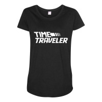 Time Traveler Maternity Scoop Neck T-shirt | Artistshot