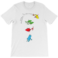 Dr. Seuss One Fish Two Fish Red Fish Blue Fish T-shirt | Artistshot