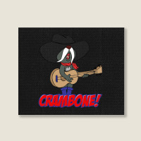 Awesome Playing  Uncle Pecos Crambone Landscape Canvas Print | Artistshot