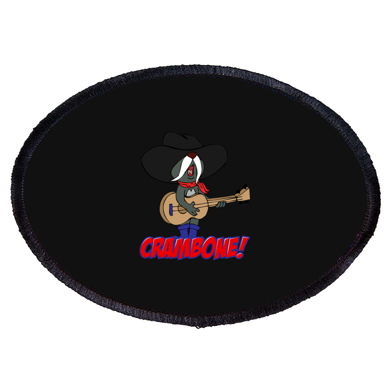 Awesome Playing  Uncle Pecos Crambone Oval Patch | Artistshot