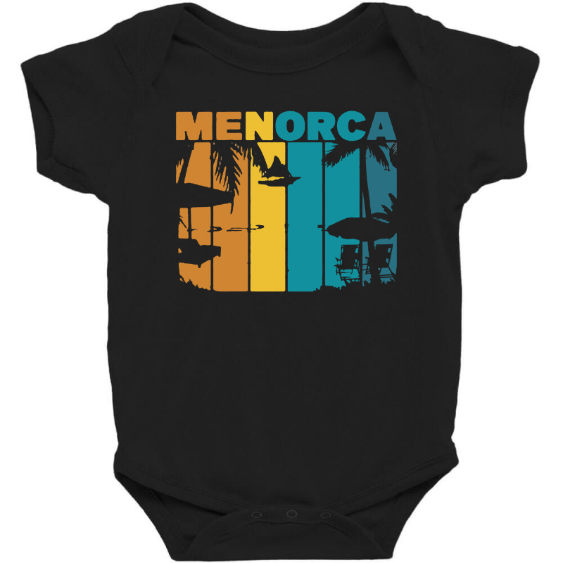 Spain Mahon Ciutadella Balearic Islands Holidays Baby Bodysuit by BananaTees | Artistshot