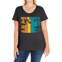 Spain Mahon Ciutadella Balearic Islands Holidays Ladies Curvy T-shirt | Artistshot