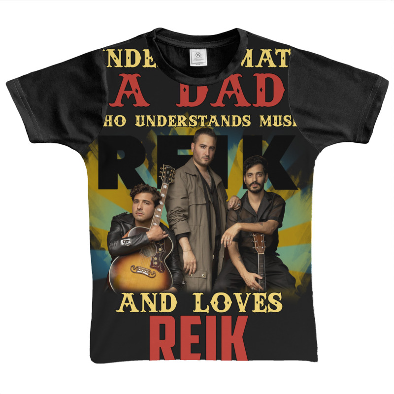 Never Underestimate A Dad Who Loves Reik Graphic Youth T-shirt | Artistshot