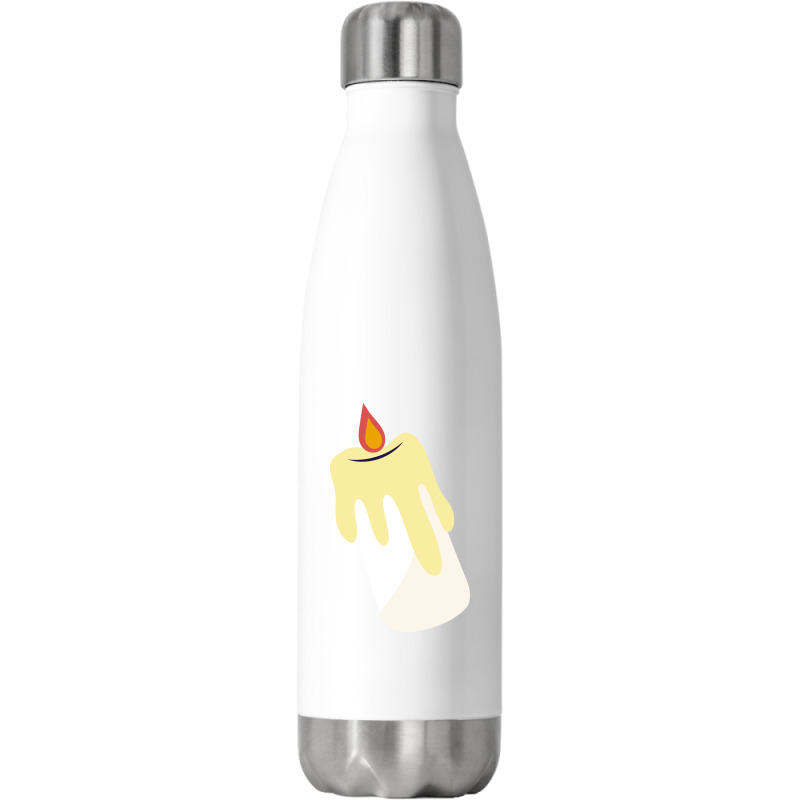 Interesting Halloween Candle Design Stainless Steel Water Bottle | Artistshot